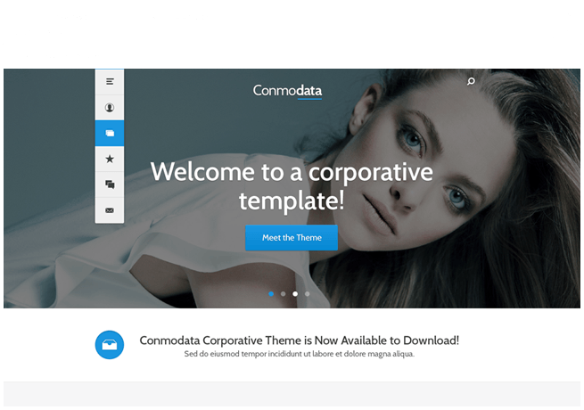 CONMODATA Website design